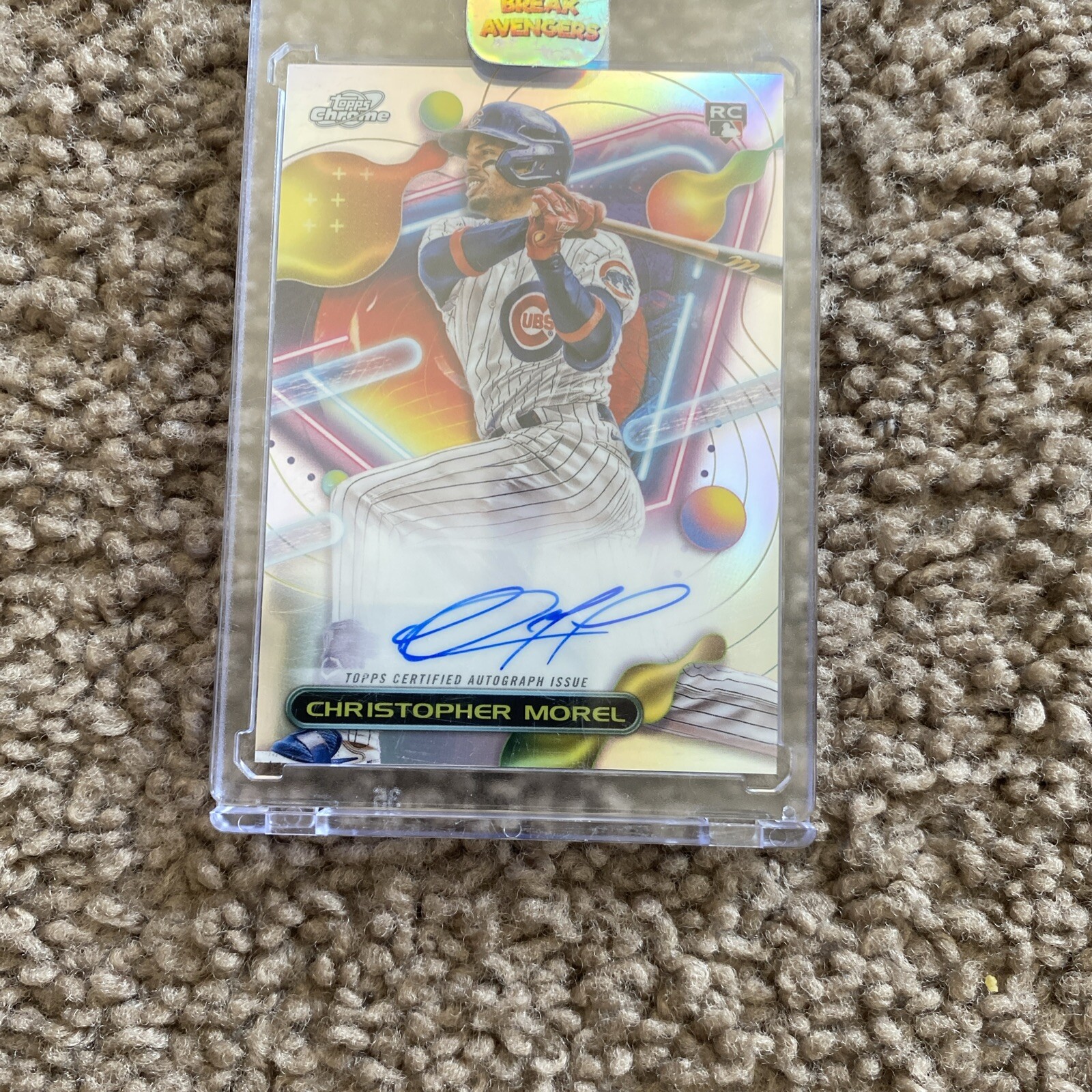 2023 Topps Cosmic Chrome Autograph 🔥Christopher Morel🔥 RC AUTO CCA-CM