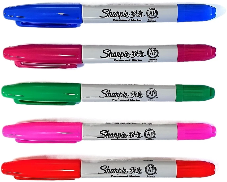 Sharpie Doppel Spitze Fein Und Ultra Feine Spitze Pack 5 Asien Einfuhr