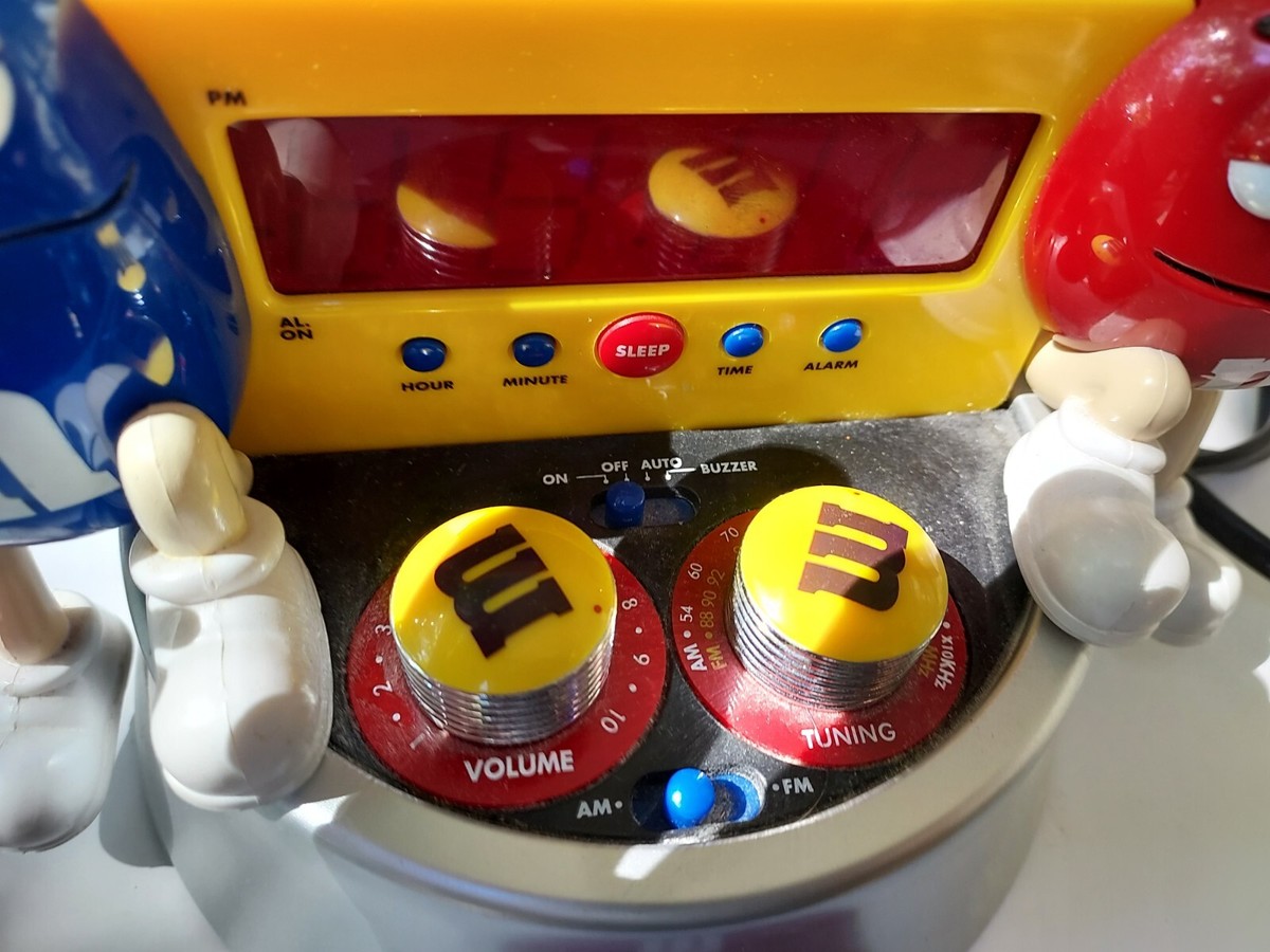 M & M' Sキャラクター アラームクロック アメリカンレトロ Vintage M&M