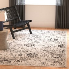 SAFAVIEH Madison Collection MAD611G Silver / Grey Rug