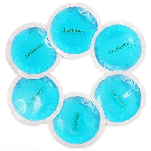 LotFancy Reusable Gel Ice Pack for Hot Cold Therapy, 6PCS Small Heating... - 第 2/9 張圖片