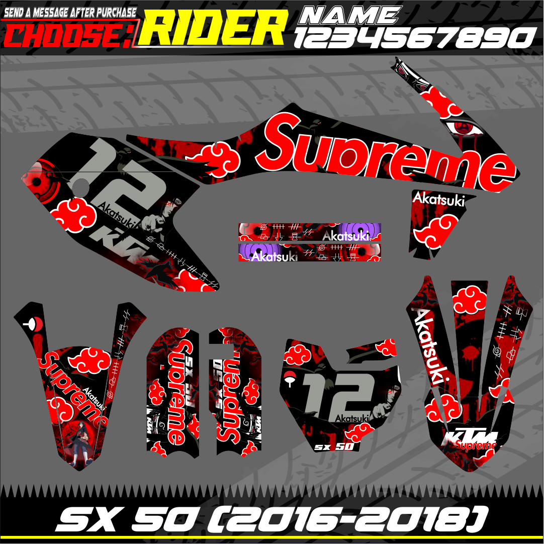 ktm sx 50 sx50 2016 2017 2018 2019 2020 kit graphics decals stickers