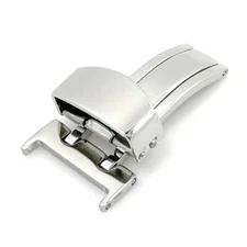 Stainless Steel Flip Lock Butterfly Deployment Clasp Watch Deployant Buckle