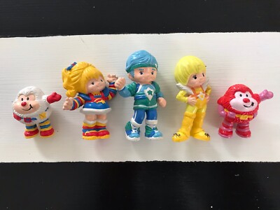 COMPLETE SET RAINBOW   BRITE PVC 1983 Buddy Canary Twink Romeo Sprite