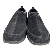 Easy Spirit Active Womens 9M Black Suede Mule Clog ESSHERWIN Slip On Shoes