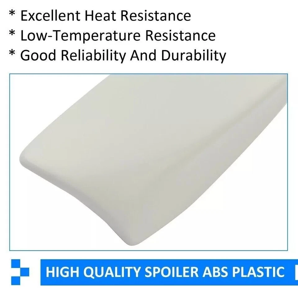 Rear Trunk Lip Spoiler Wing For 1991-1996 Chevrolet Caprice Impala Primer Gray - Image 2 of 4
