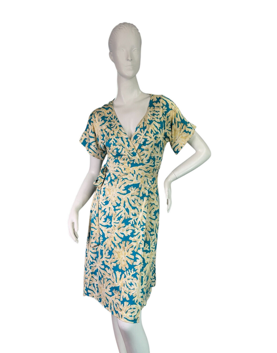Diane Von Furstenberg TOBY Silk Jersey Wrap Dress Turquoise Barrier Reef Size 4 | eBay Diane Von Furstenberg TOBY Silk Jersey Wrap Dress Turquoise Barrier Reef Size 4 | eBay