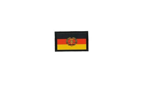 Naszywka Naszywka Stick Nadruki Pamiątka Plecak Flaga Niemcy Wschód NRD - Zdjęcie 1 z 1