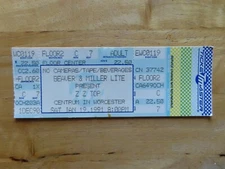 UNUSED ZZ TOP Jan 19 1991 CENTRUM Concert Ticket BILLY GIBBONS DUSTY HILL BEARD
