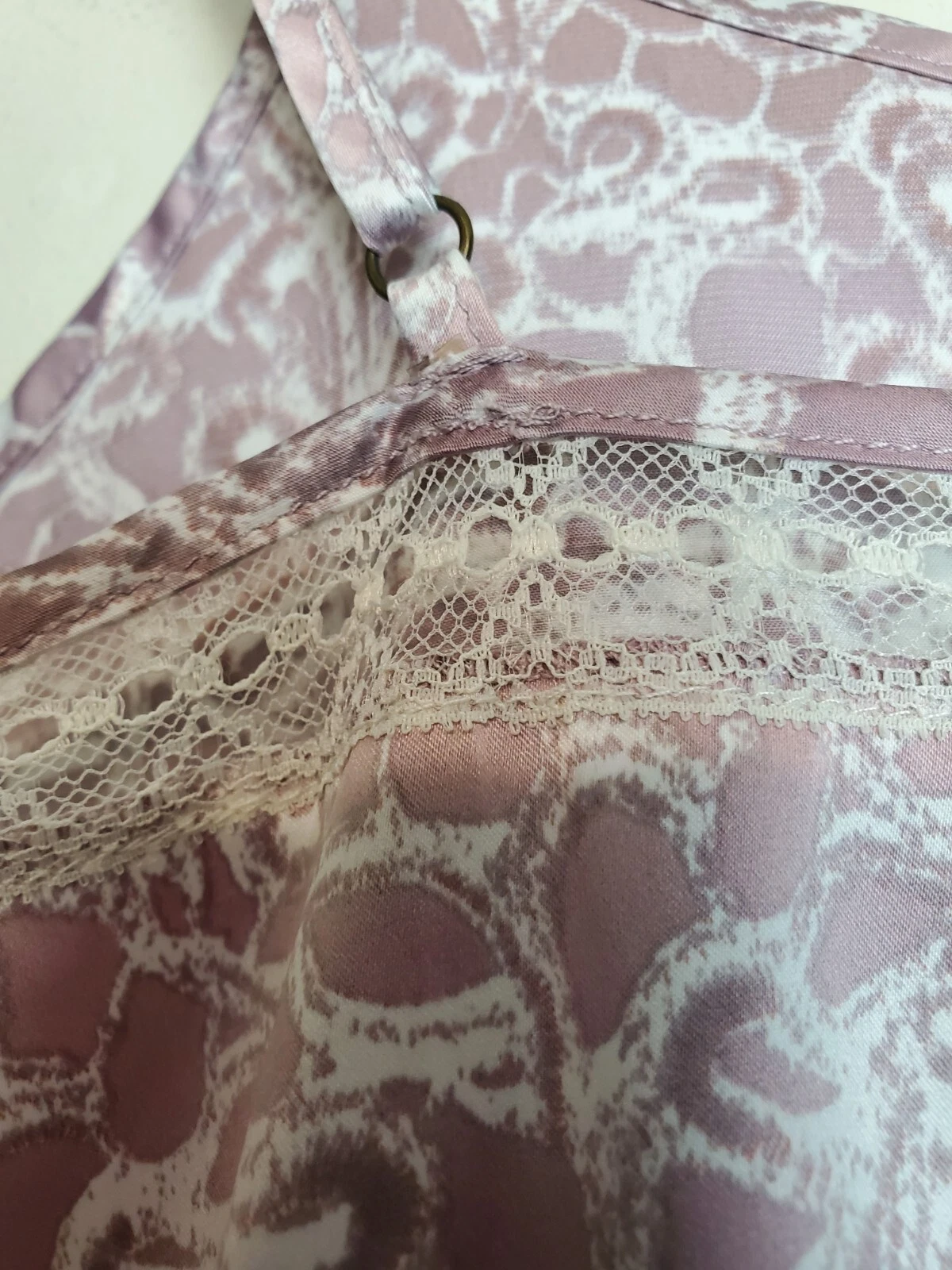 VALENTINO Anthropologie Eloise abito donna piccolo slip raso pizzo lingerie fata romantico