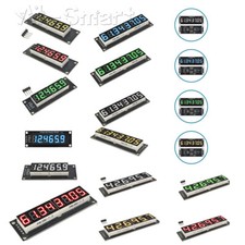 0.36 / 0.56 Inch 6 / 8 Digit 7-segment LED Display Module TM1637 74HC595 New