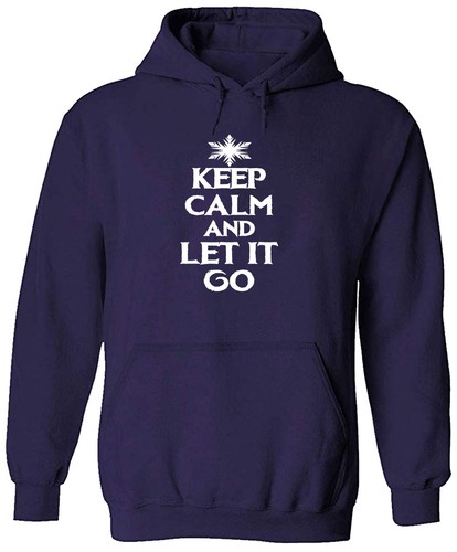 Inspirierendes Zitat Keep Calm and Let It Go individueller Pullover Hoodie Pullover inspirierend - Bild 8 von 12
