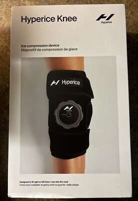 Hyperice Knee Ice Compression Wrap Gray/Black Openbox