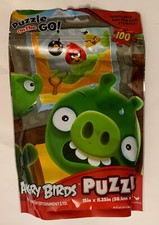 Lot of 2: Angry Birds Cardinal 100 Piece Puzzle  Card Game