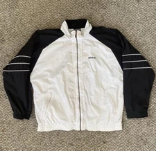 Vintage 1990s Adidas Full Zip Windbreaker Jacket Activewear Size XL