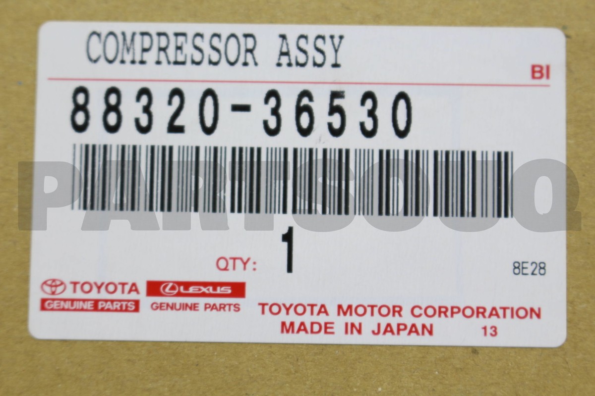 8832036530 Genuine Toyota COMPRESSOR ASSY, COOLER 88320-36530 | eBay