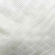Ivory Bonanza Jacquard, Quilted Look - Custom Tablecloths, Machine Washable
