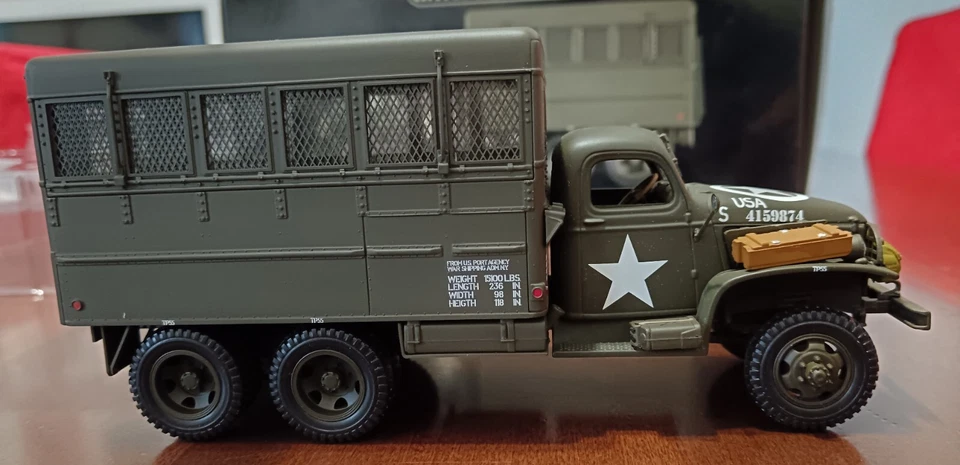 MINICHAMPS - 1943 SC.1/35 GMC CCKW 353 B2  BOX TRUCK - Immagine 4 di 4
