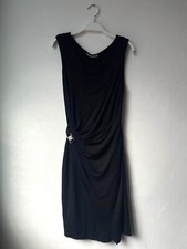 Versace Collection Women's 40 Black Viscose Pre Owned Dress