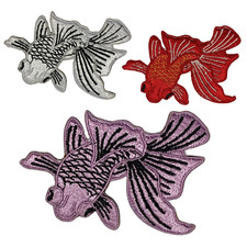 Colourful Fish Patch Iron Sew On Jeans T Shirt Clothes Embroidered Badge