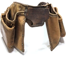 Genuine Leather Craft 1527 Tool Carrier Vintage Bag USA