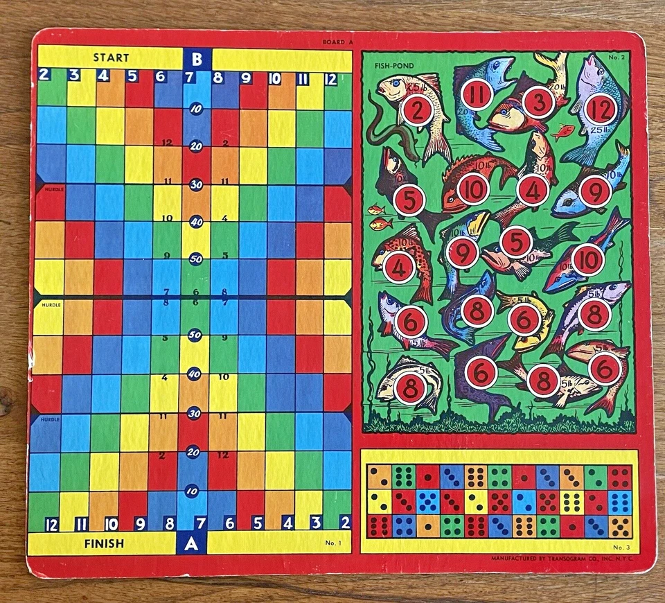 Vintage 1938 Transogram Activity Game Board - Image 2 of 3