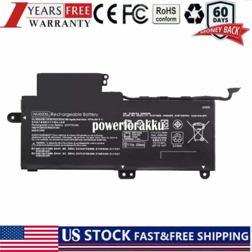 NU02 Battery For Hp Pavilion X360 M1-u001dx NU02XL HSTNN-UB6U NUO2XL 843535-541