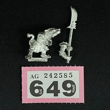 SKAVEN STORMVERMIN METAL OOP HALBERD WARHAMMER AGE OF SIGMAR THE OLD WORLD