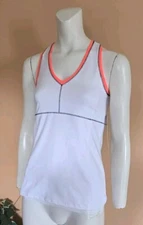 Lucky in Love Tank Top Shirt Running Athletic Tennis Women's Size XS NWT $55