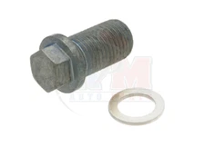 Febi Oil Drain Plug 111 997 03 30 + 14mm Seal Washer for Mercedes