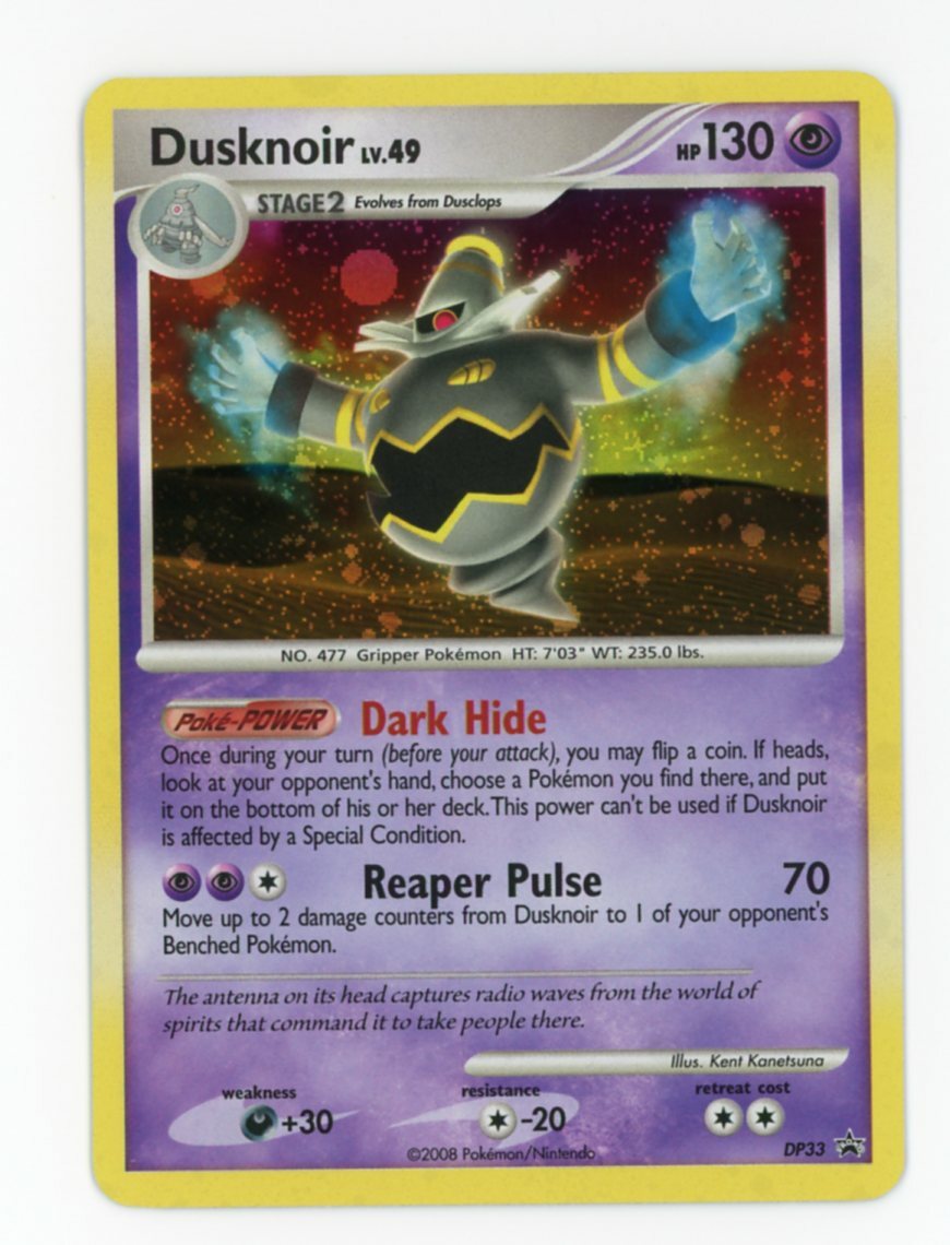 Dusknoir DP33 Diamond & Pearl Black Star Promo Holo Pokemon - Near Mint!