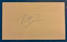 Rhett Warrener Hand Signed Auto Autograph Index Card Panthers Sabres Flames