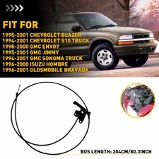 Hood Latch Release Pull Handle Cable Lever For 1995-2001 Chevy Blazer S10 Truck