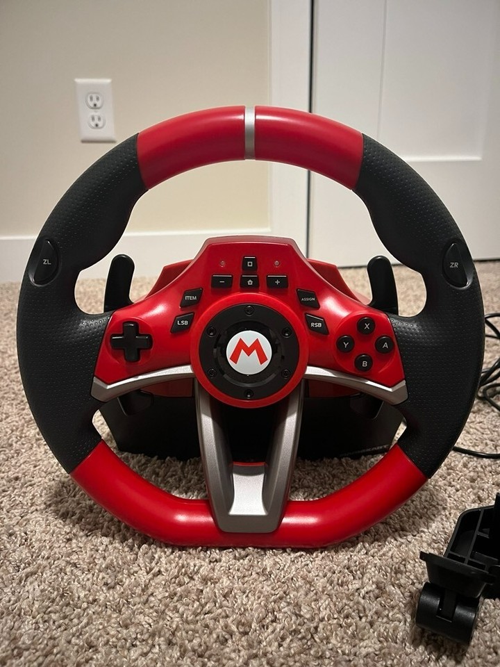 Mario Kart Racing Wheel for Nintendo Switch all parts plus instruction