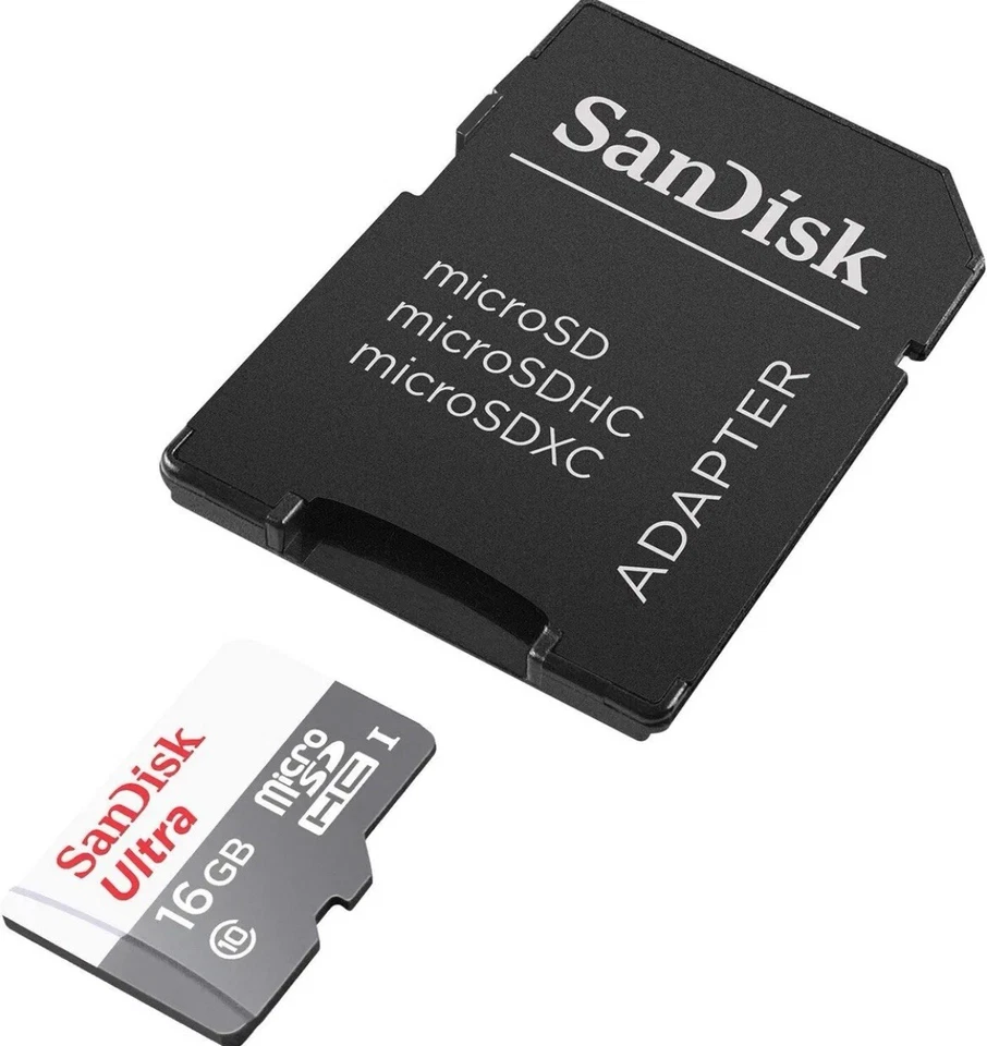 SanDisk Micro SDHC Card Ultra 16GB + SanDisk Adapter BRAND NEW SEALED - Image 3 of 4