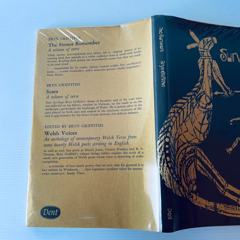 Poetry The Survivors Bryn Griffiths 1971 1st Ed Welsh Poet Australian Themes - image 2 of 4