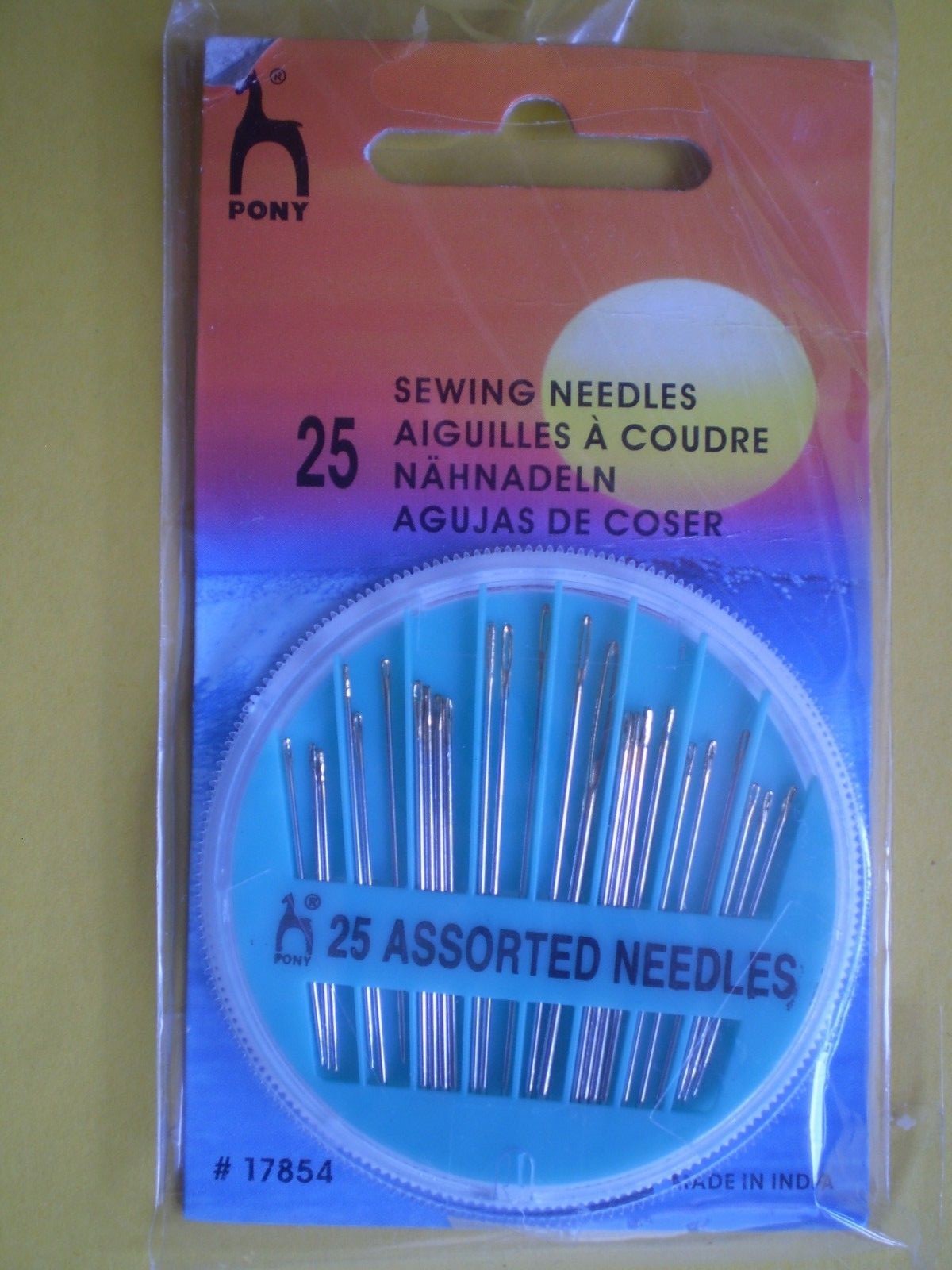 Pony Set of 25 Assorted Hand Needles.  #17854
