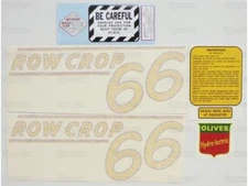 Sparex Decal Set/Kit for Oliver 66 Row Crop Tractor Die-Cut Vinyl Transfers
