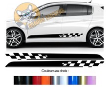 2 X BANDES BAS DE CAISSE POUR PEUGEOT 308 SPORT AUTOCOLLANT STICKER BD540-80