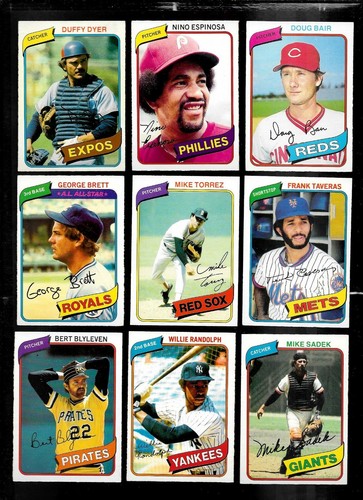1980 OPC 80 O PEE CHEE TOPPS MLB BASEBALL CARD 126-250 SEE LIST - Picture 220 of 257
