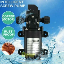 Water Diaphragm Pump 12V 130PSI 1GPM Self Priming High Pressure Automatic Switch