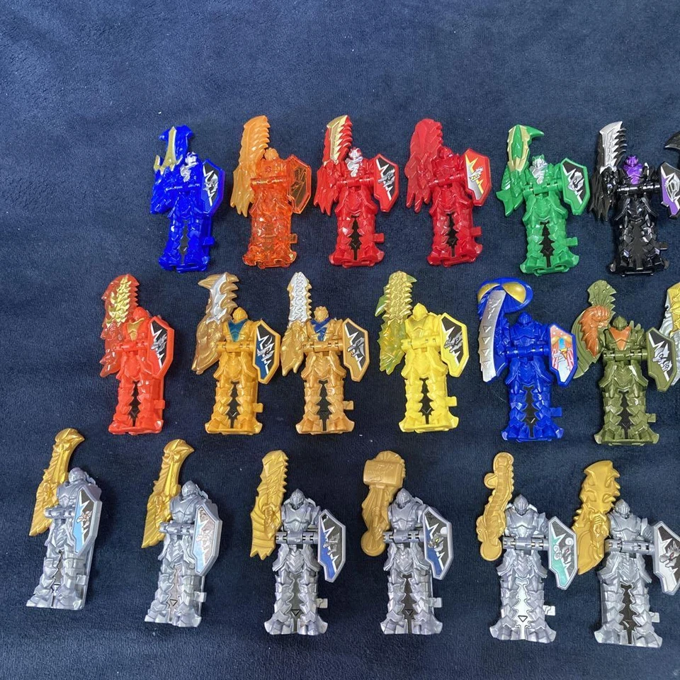 Power Rangers Dino Fury Ryusoulger Megazord soft vinyl Mopher Bundle Bulk Set - Image 2 of 4