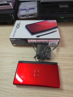 Nintendo DS Lite Crimson Handheld System - Red/Black - GBA Port NOT Working
