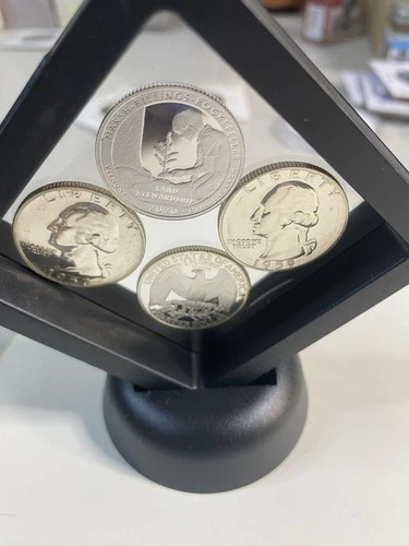 Nice Lot Of Washington Proof Quarters 90 % Silver Top Quality.