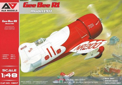 A&A Models 4807 Gee Bee R1 (1933) 1/48 plastic kit