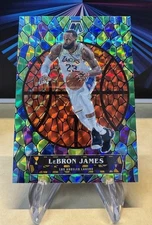 2020-21 Panini Mosaic LeBron James Stained Glass #1 LA Lakers