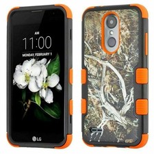 Funda híbrida Mybat amarilla camuflada para LG K30, K10, X410 y más