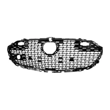 For Mazda 3 2019-2024 Sedan Grille | Textured Black Shell & Insert | MA1200220C