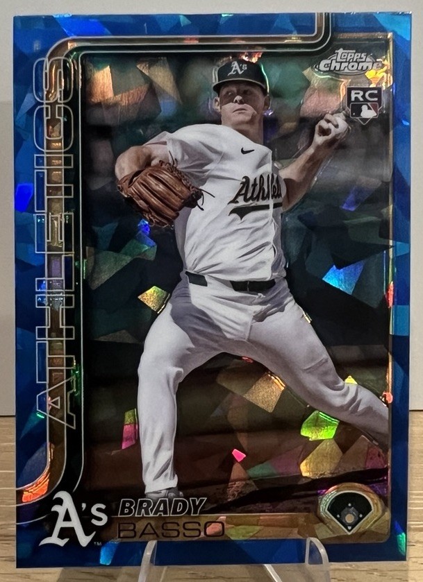 2025 Topps Chrome Sapphire - Brady Basso #205 (RC)