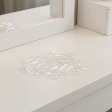 240pcs Reusable Sandwich Dual Nail Forms for Perfect Almond Extensions